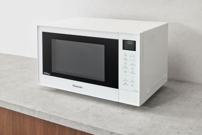 Panasonic NN-CT55RWEPG Panasonic NN-CT55RW kuchenka mikrofalowa Inverter Slim z grillem i funkcją Air Fry (1000 W, termoobieg, 27l, kosz do smażenia beztłuszczowego), biała 43 Panasonic NN-CT55RWEPG 02 NN CT55RW compact 1
