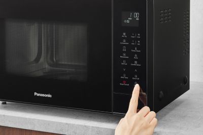 Panasonic NN-CT56RBEPG Panasonic NN-CT56RB kuchenka mikrofalowa Inverter Slim z grillem i funkcją Air Fry (1000 W, termoobieg, 27l, kosz do smażenia beztłuszczowego), czarna 44 Panasonic NN-CT56RBEPG 03 NN CT56RB easyToUse 1