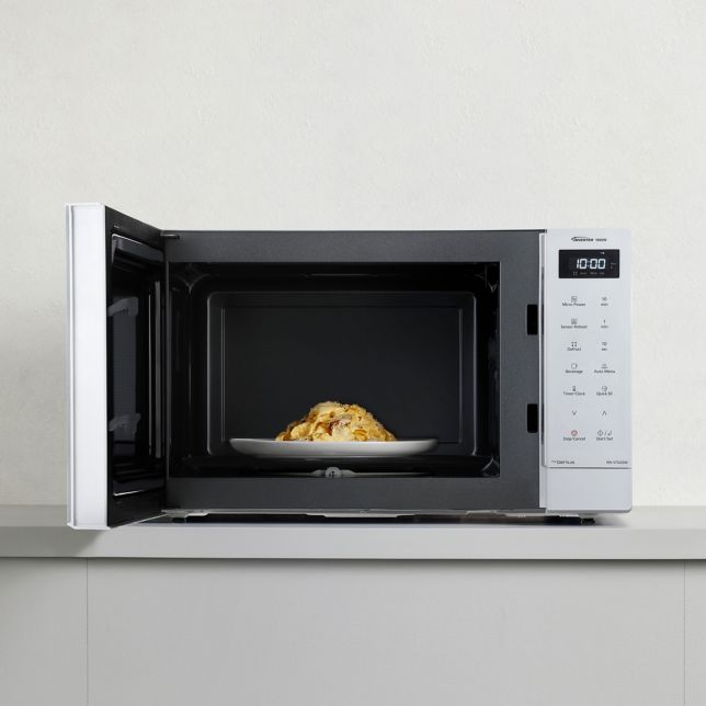 Panasonic NN-ST64QWEPG Panasonic NN-ST64QW inwerterowa kuchenka mikrofalowa (32l, 20 programów automatycznych, 1000 W, czujnik automatycznego podgrzewania), biała 4 Panasonic NN-ST64QWEPG ast 3096099 7